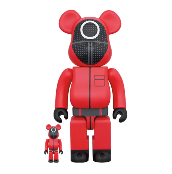 Bearbrick x Squid Game Guard (Circle) 100% & 400% Set