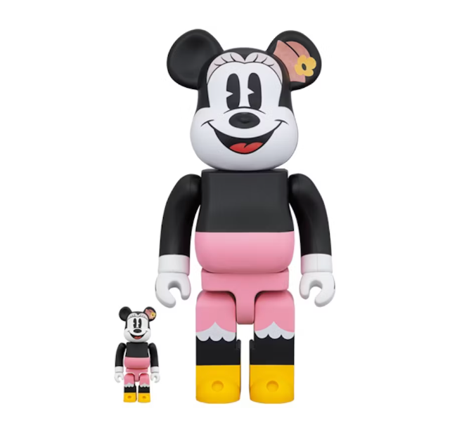 Bearbrick x Disney Box Lunch Minnie 100% & 400% Set