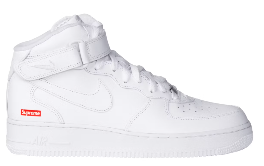 Air Force 1 Mid Supreme White