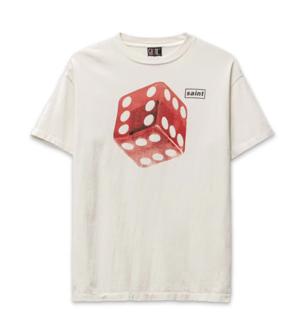 Saint Michael Dice Tee "White"