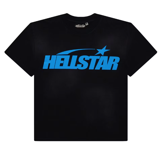 Classic T-shirt (Gel Print) Black/Blue