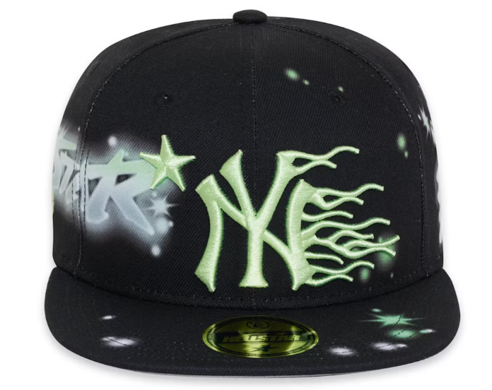 Hellstar NY Snapback Graffiti Hat Black/Neon