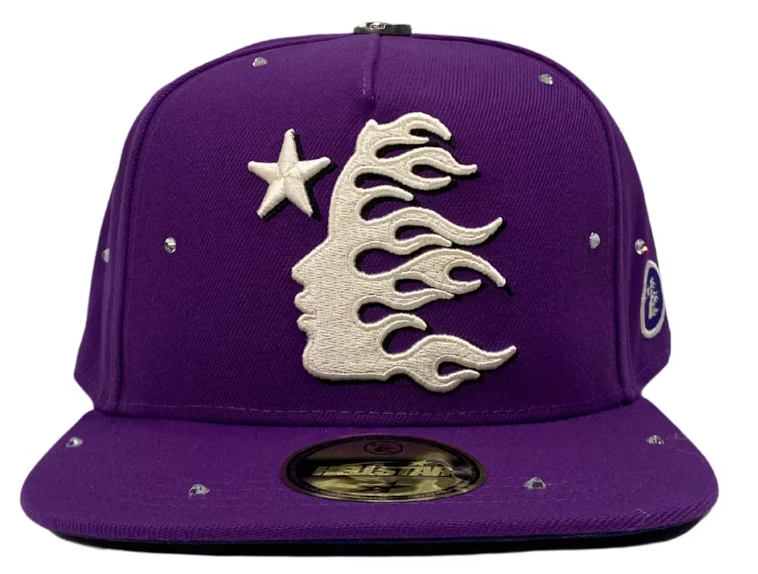 OG Logo Rhinestones 59Fifty Fitted Hat Purple