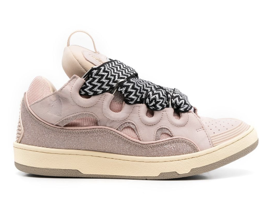 Lanvin Curb Sneaker Pink Glitter