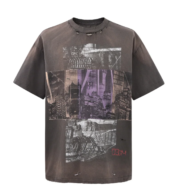 AKIRA Destroyed Vintage Tee