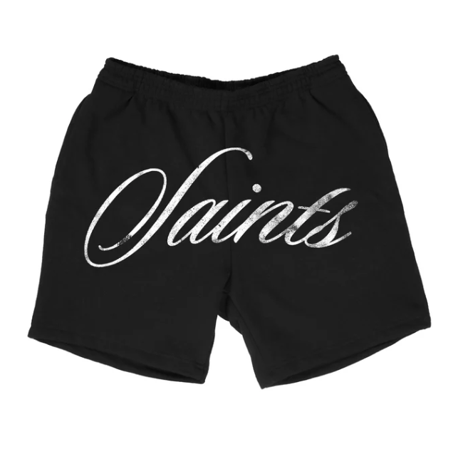 Saints Spiritual Shorts Black