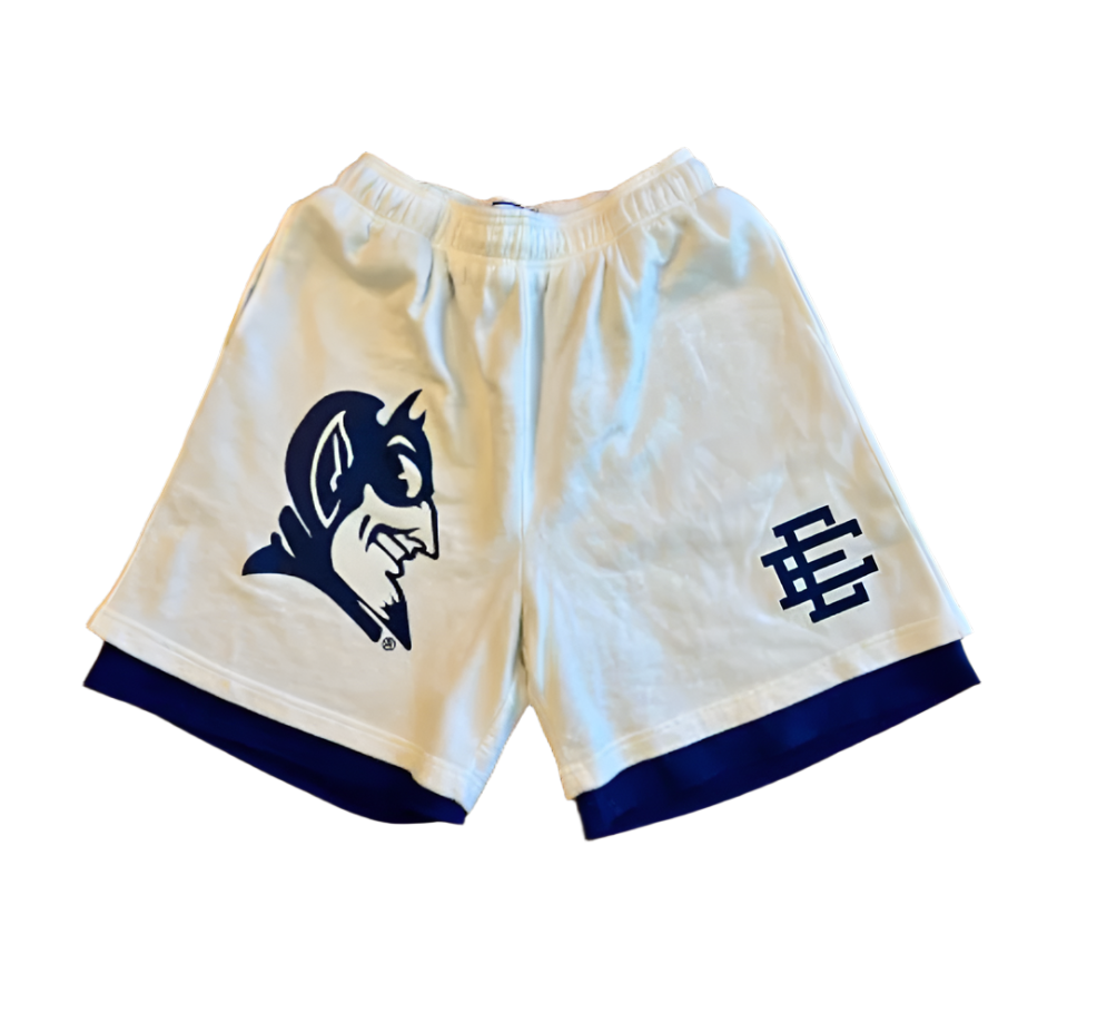 Duke Basketball Player Exclusive "ERIC EMANUEL" Shorts