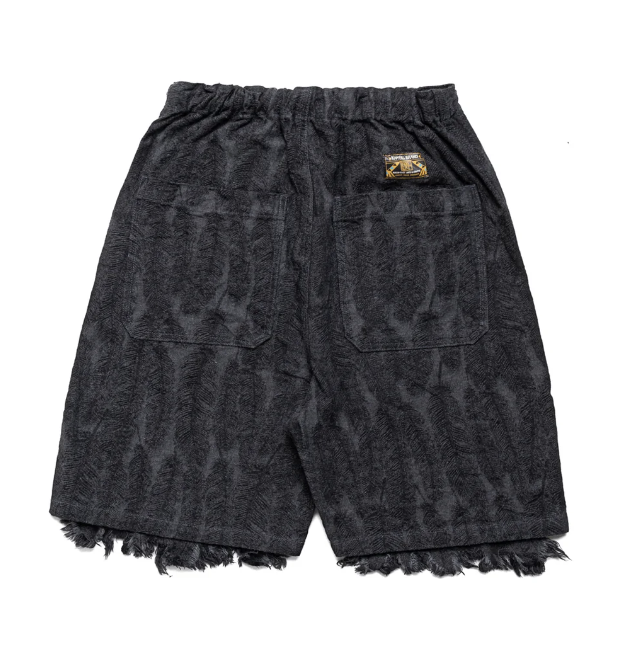 MAGPIE Denim W-Knee Shorts Black