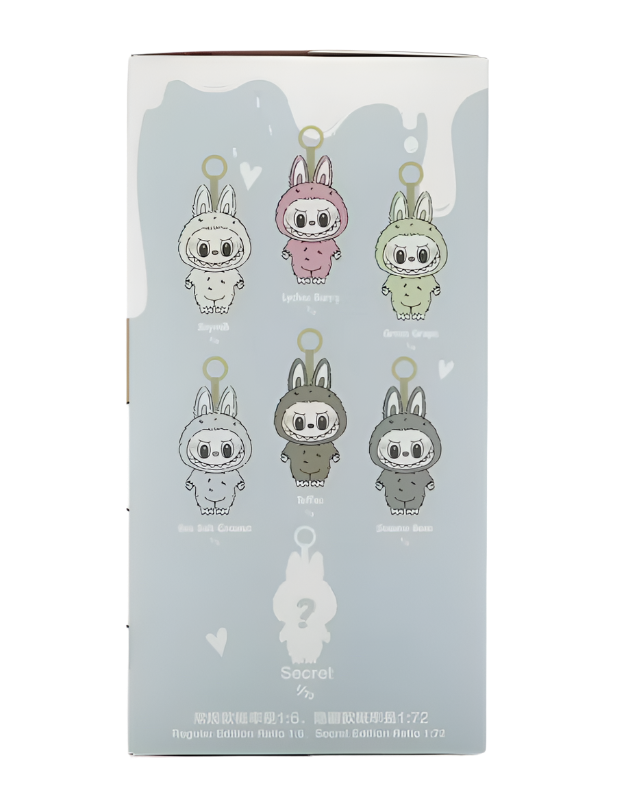 Pop Mart The Monsters Exciting Macarons Vinyl Plush Pendant Single Blind Box