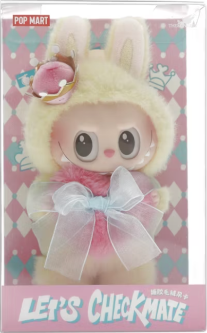 Pop Mart Labubu The Monsters Let's Checkmate Series Vinyl Plush Hanging Card