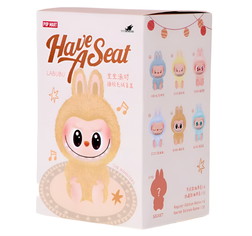 Pop Mart Labubu The Monsters Have a Seat Vinyl Plush Blind Box