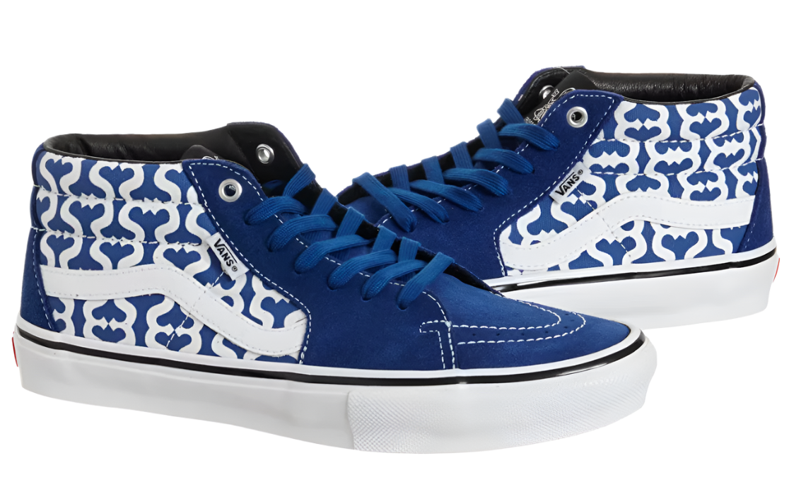 Supreme x Vans Skate Grosso Mid Monogram S Logo Royal