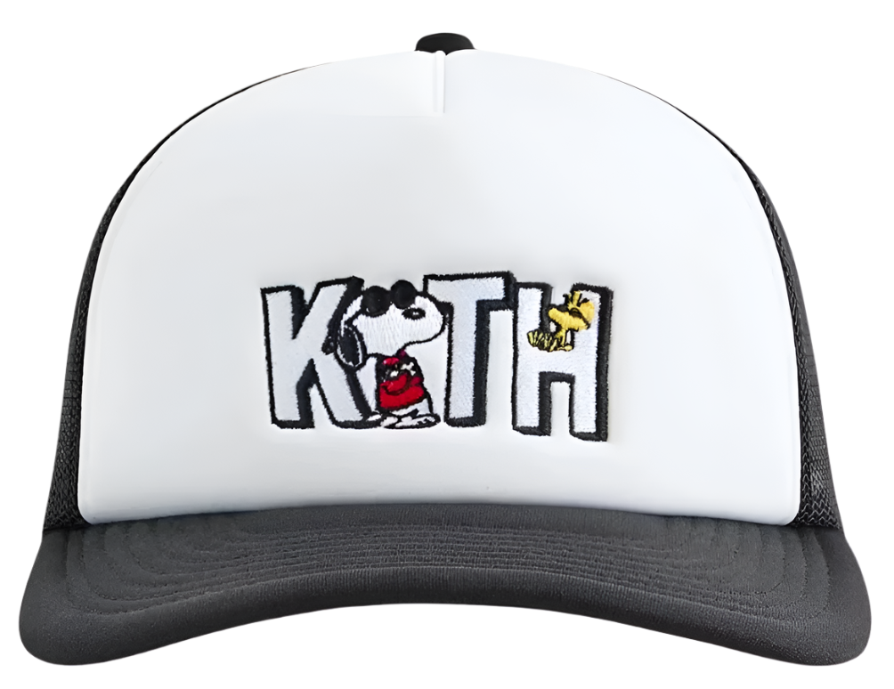 Kith x Peanuts Kids 75 Nolan Poly Foam Trucker White