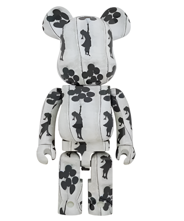 Bearbrick Flying Balloons Girl 1000%