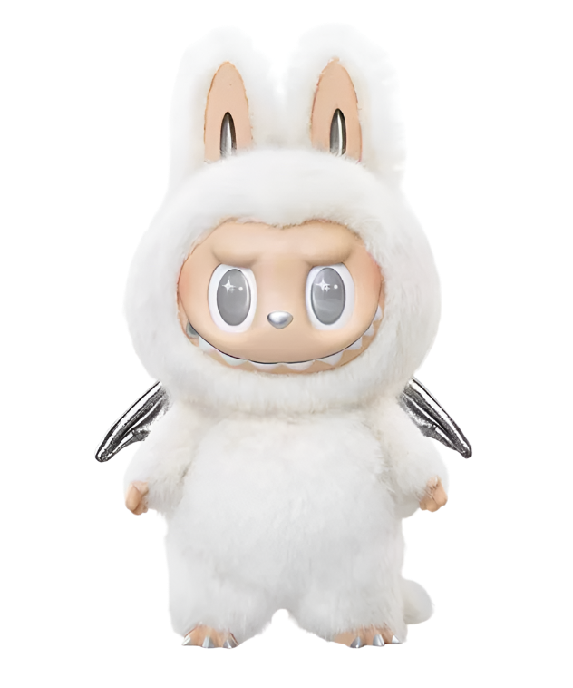 Labubu Zimomo Angel in Clouds Figure + Tote Bag