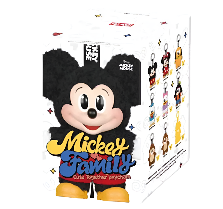 Disney Mickey Family Together Series Plush Keychain Blind Box