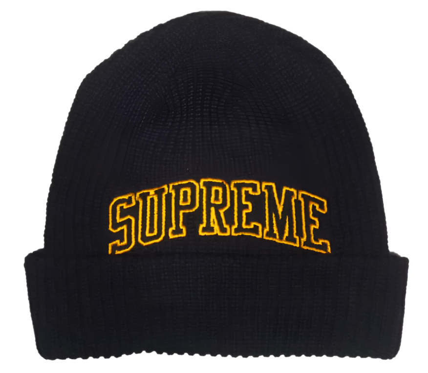Supreme Loose Gauge Arc Beanie Black