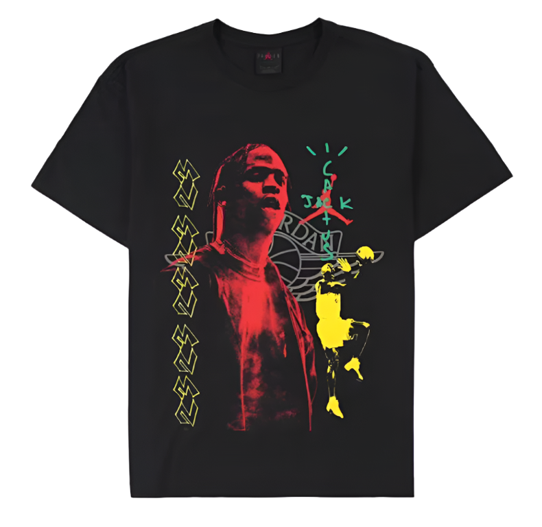 Travis Scott MJ 1 Tee Black