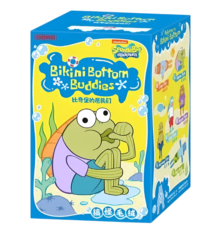 Pop Mart x Bikini Bottom Buddies Plush Single Blind Box