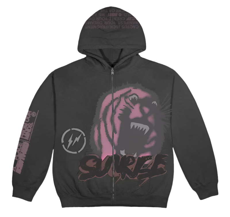 Cactus Jack For Fragment Sunrise Zip Up Hoodie