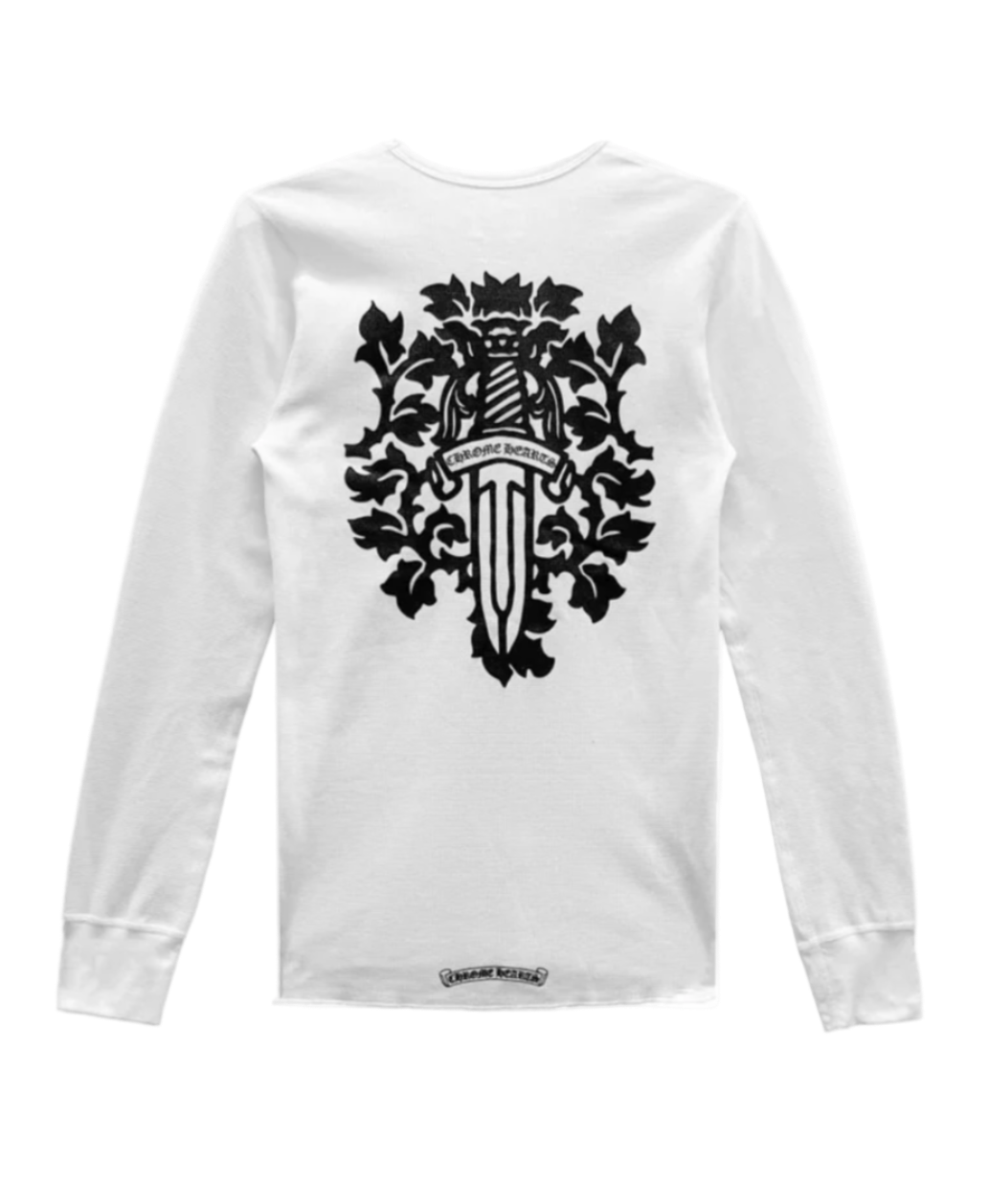 Dagger White Waffle Thermal Long Sleeve Tee