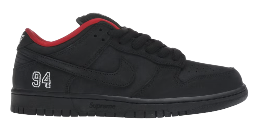 SB Dunk Low Supreme 94 Black