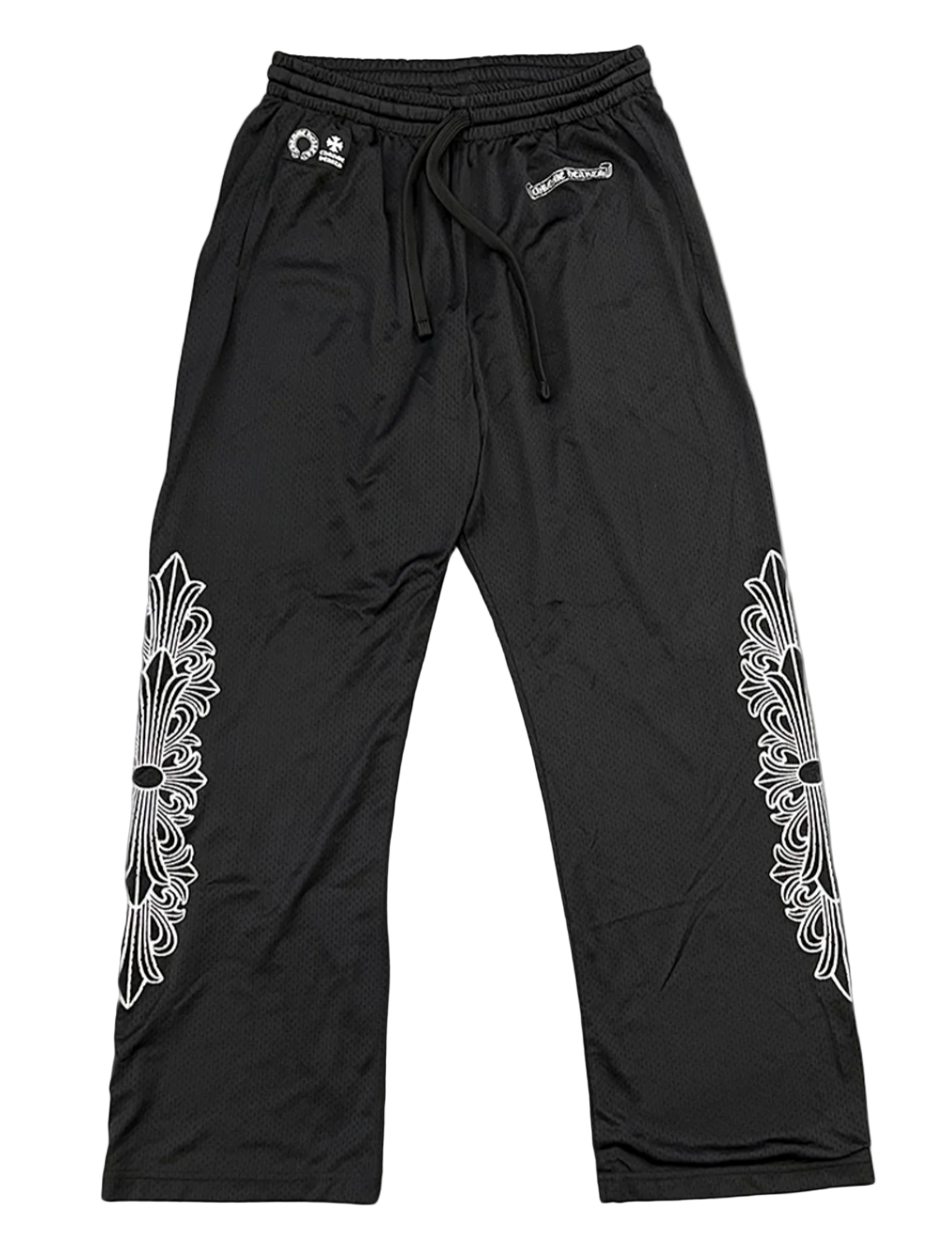 Sports Mesh Varsity Pants “Black”