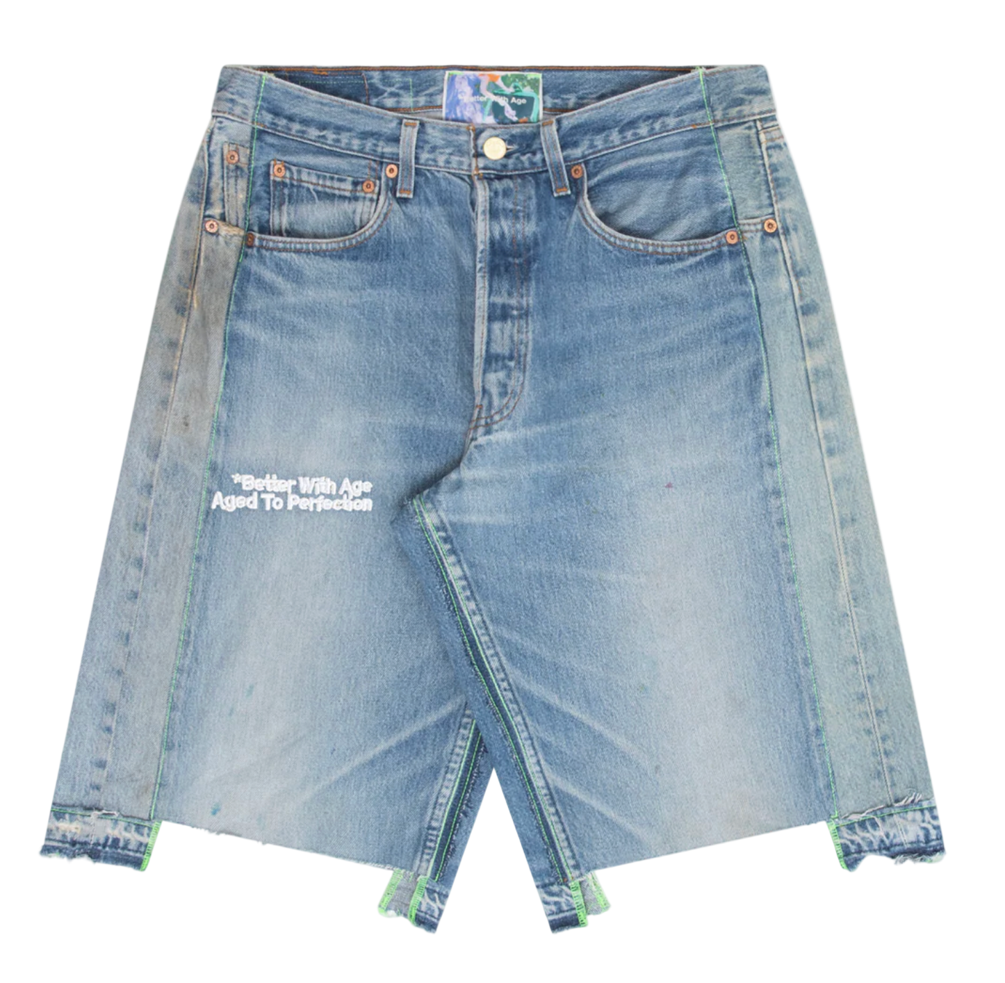 Monroe Triple-Wide Denim Short