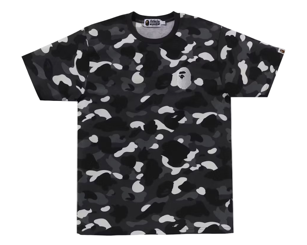 City Camo Large Ape Head Tee Black