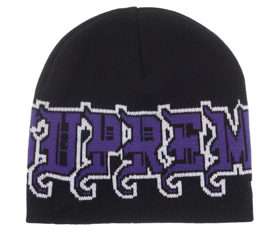 New Era Outline Beanie Black