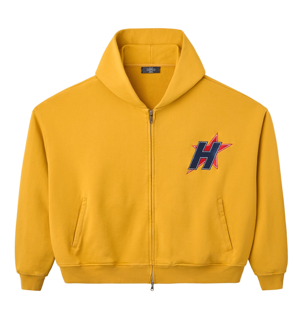 Yellow Gold H-Star Zip Up