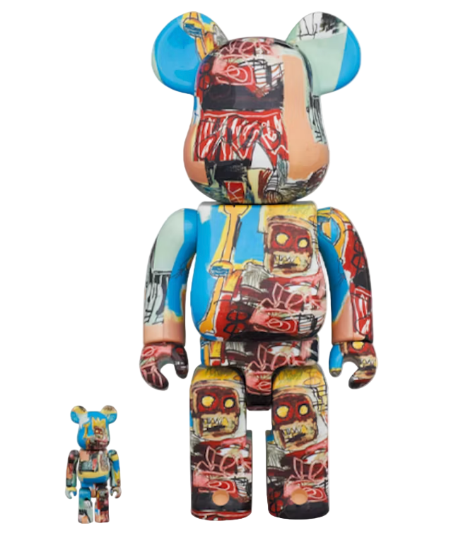 Bearbrick JEAN-MICHEL BASQUIAT #6 100% & 400% Set