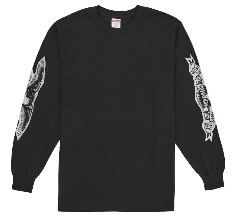 ANTIHERO Eagle L/S Tee Black