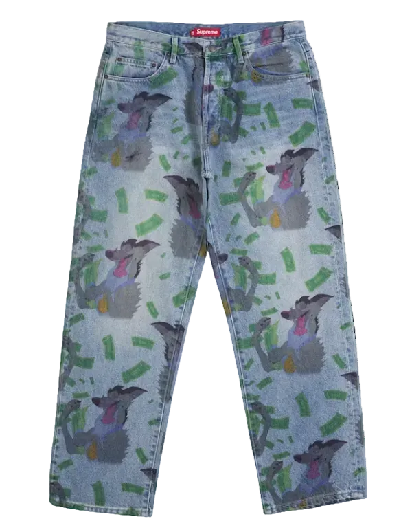 All Dogs Go To Heaven Loose Fit Jean