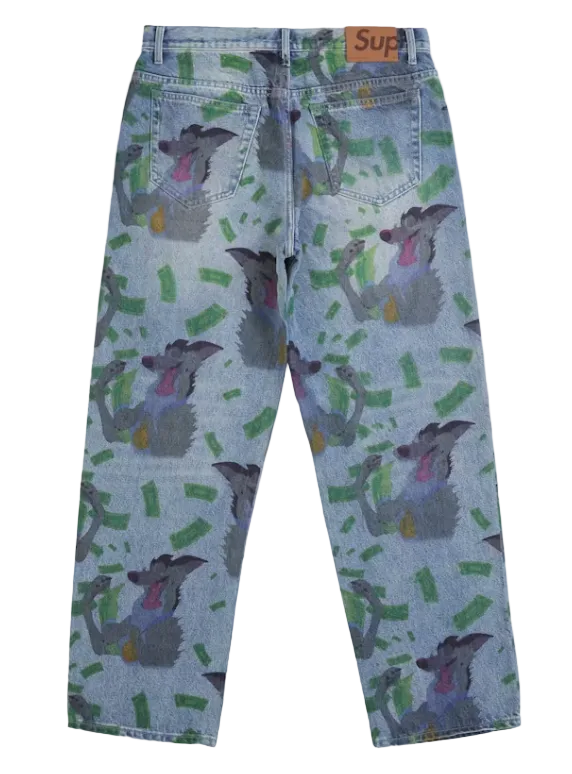 All Dogs Go To Heaven Loose Fit Jean