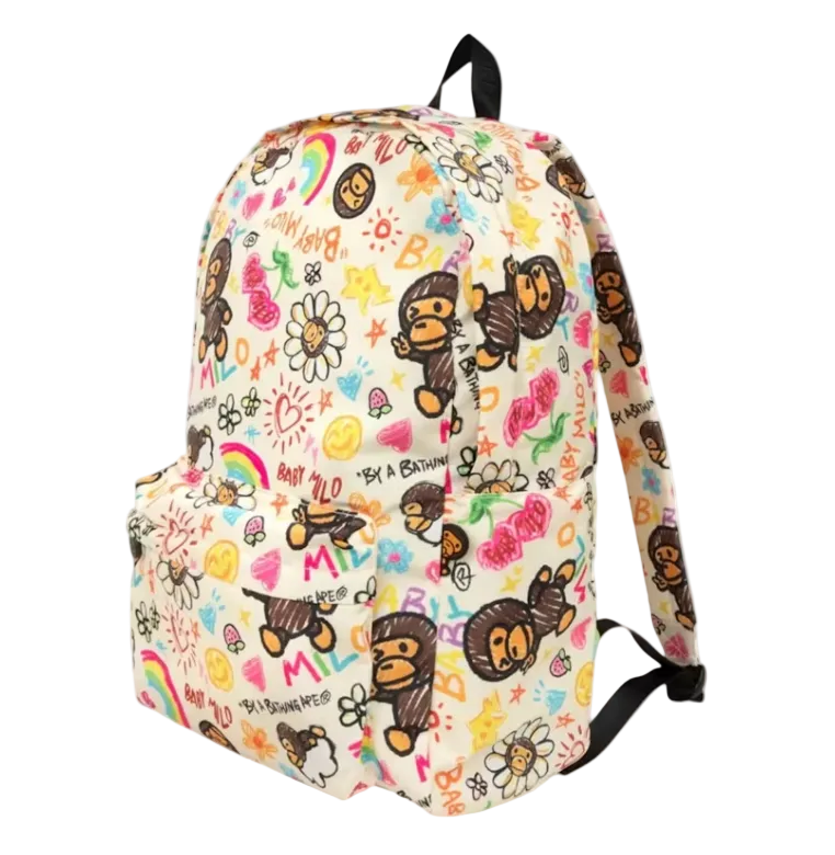 Baby Milo Large Backpack Ivory