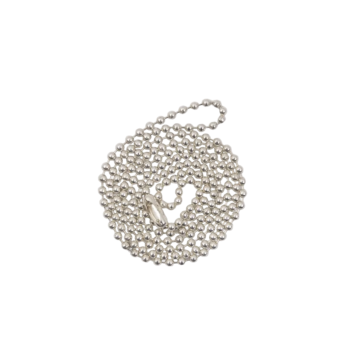 Silver Ball Chain Necklace