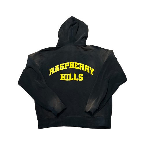 Raspberry Hills Black/Yellow Zip Jacket