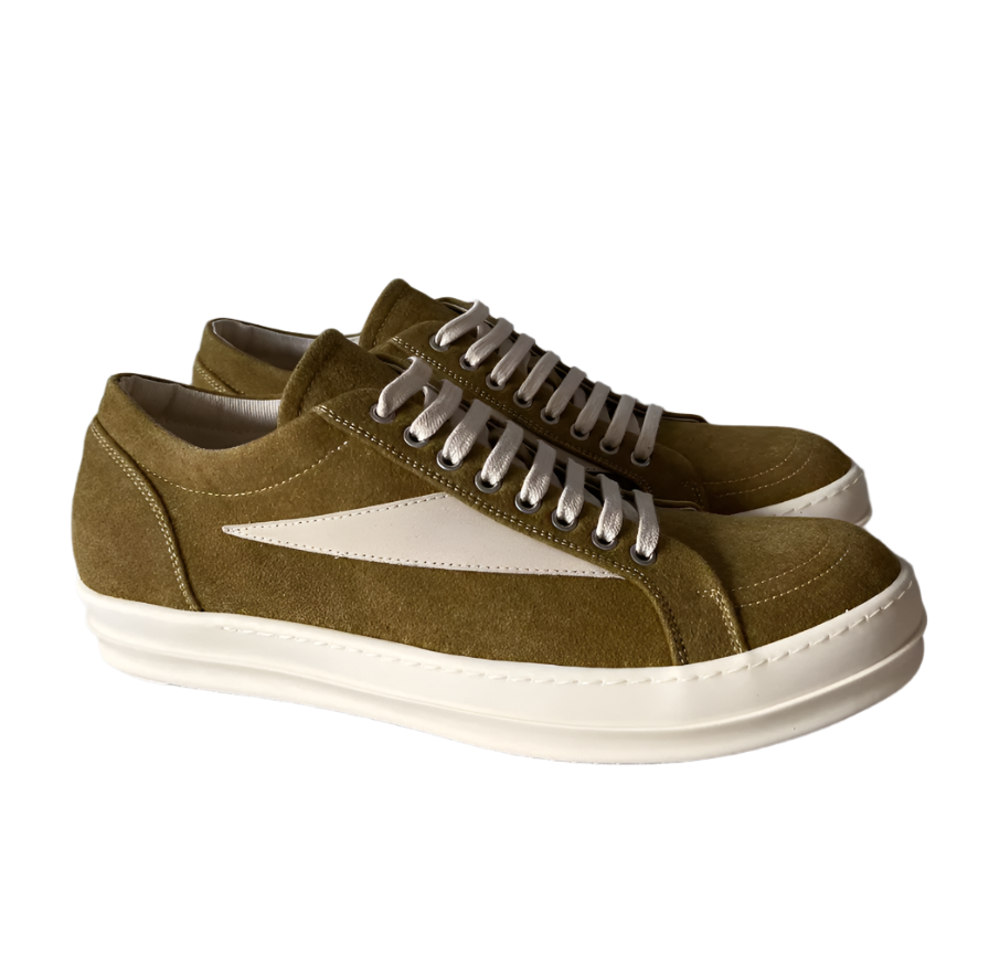 Rick Owens DRKSHDW Vintage Sneaks Ochre Brown