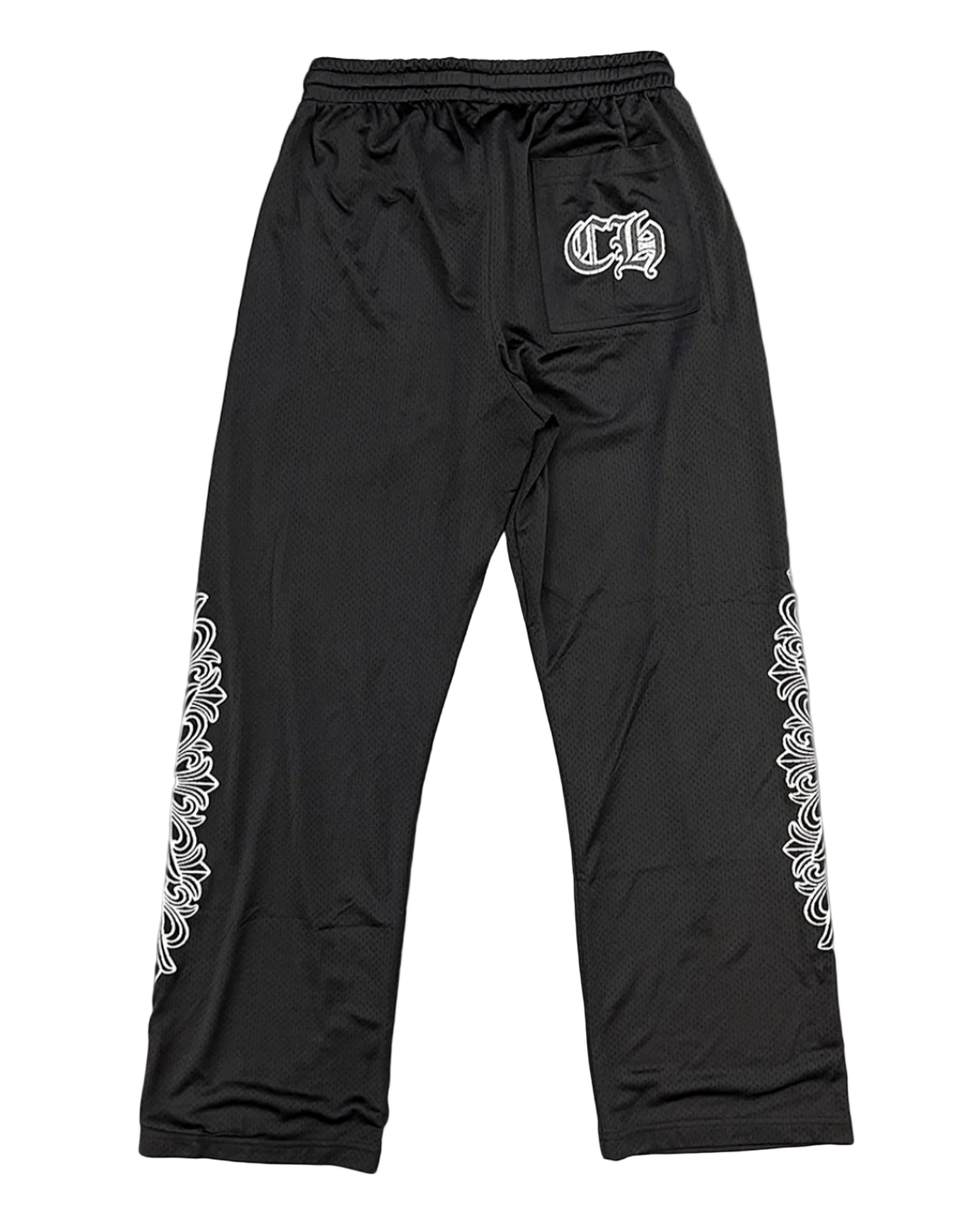 Sports Mesh Varsity Pants “Black”