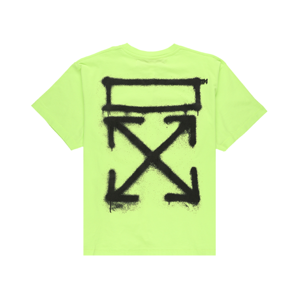 Off-White Spray Painting T-Shirt Yellow