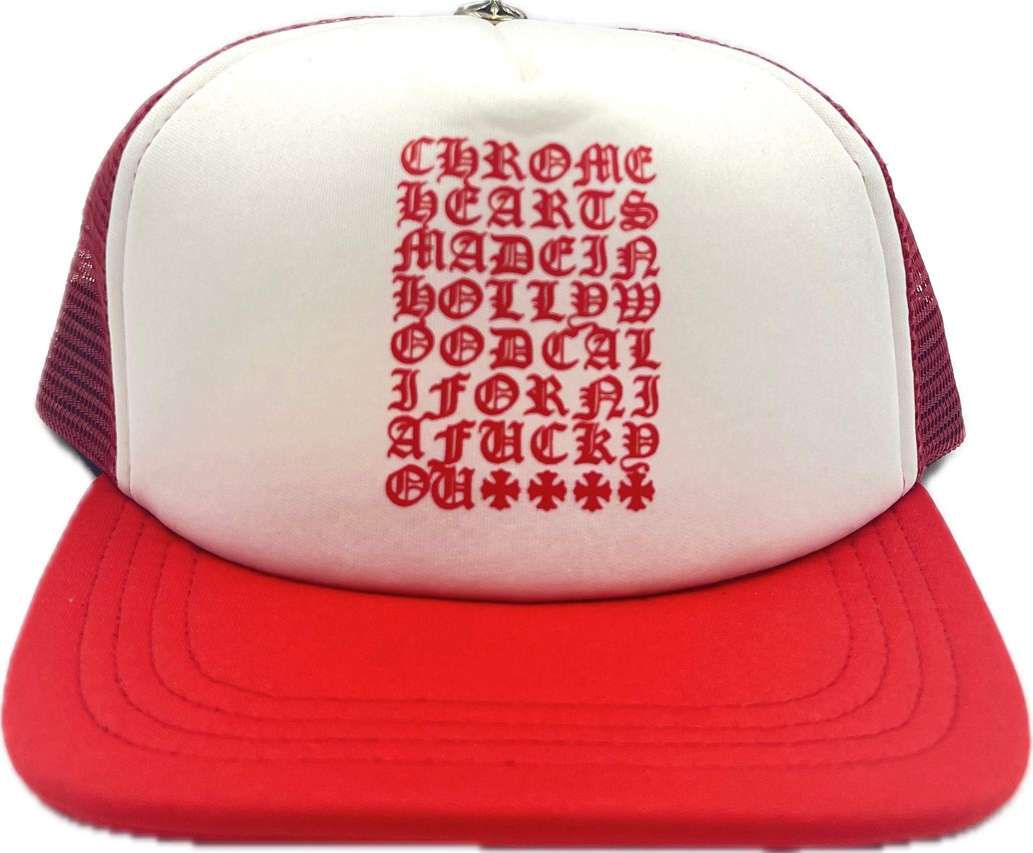 Scroll Red/White Trucker Hat