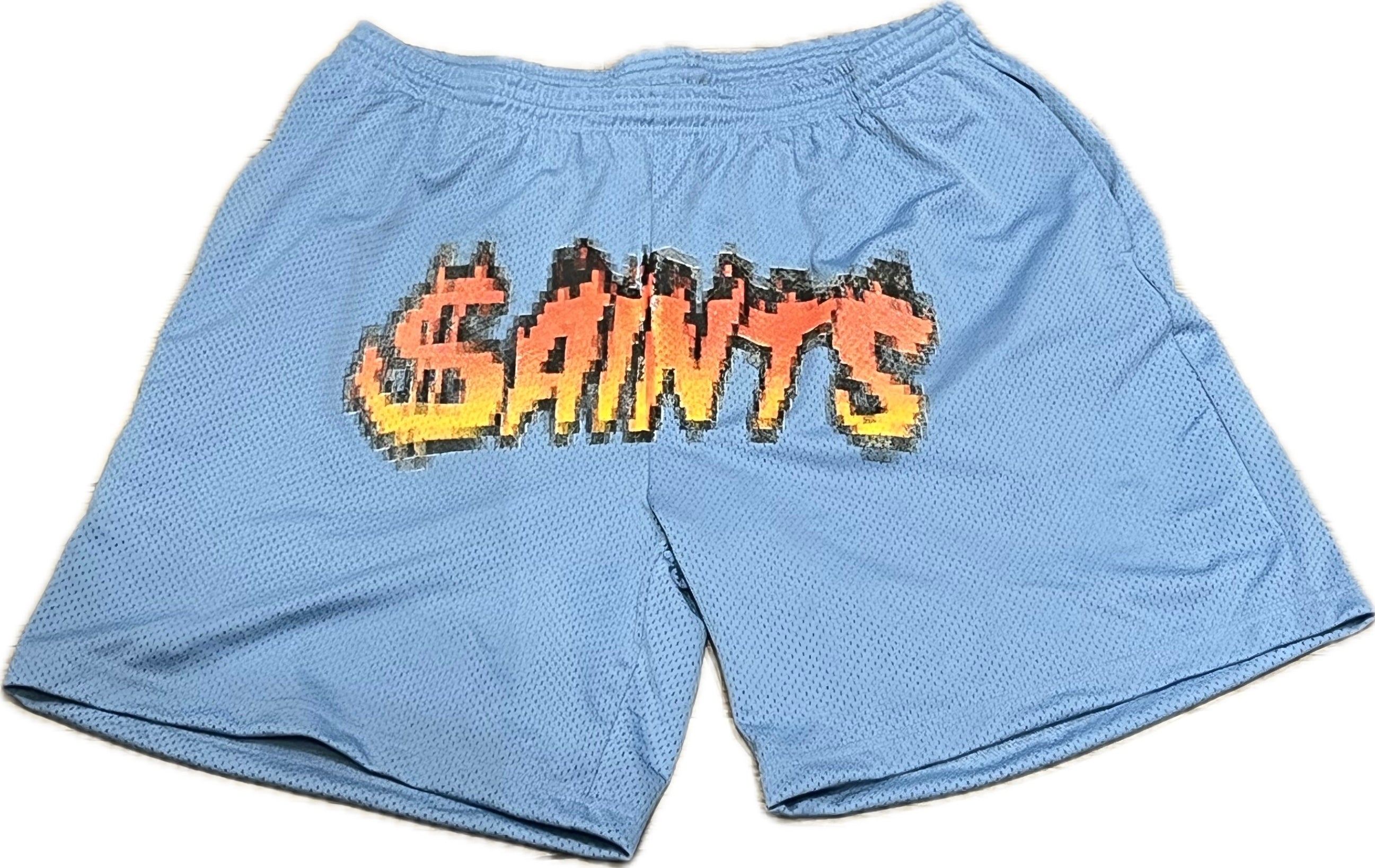Saints Blue Motion Logo Shorts