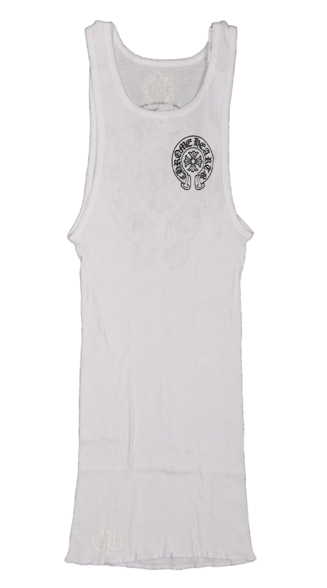 Horseshoe Logo Tank Top White Black