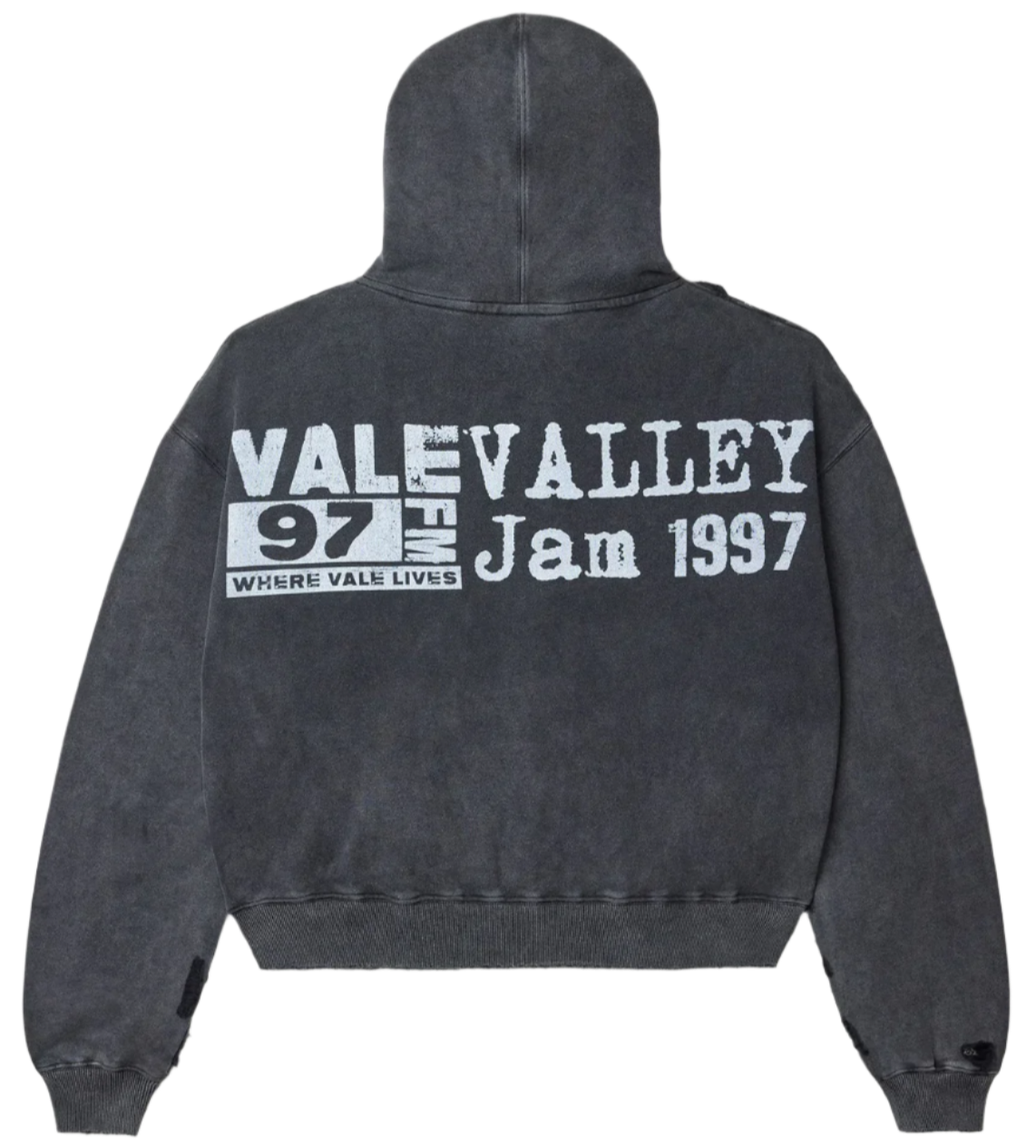 Big Chain Bejeweled Hoodie Black