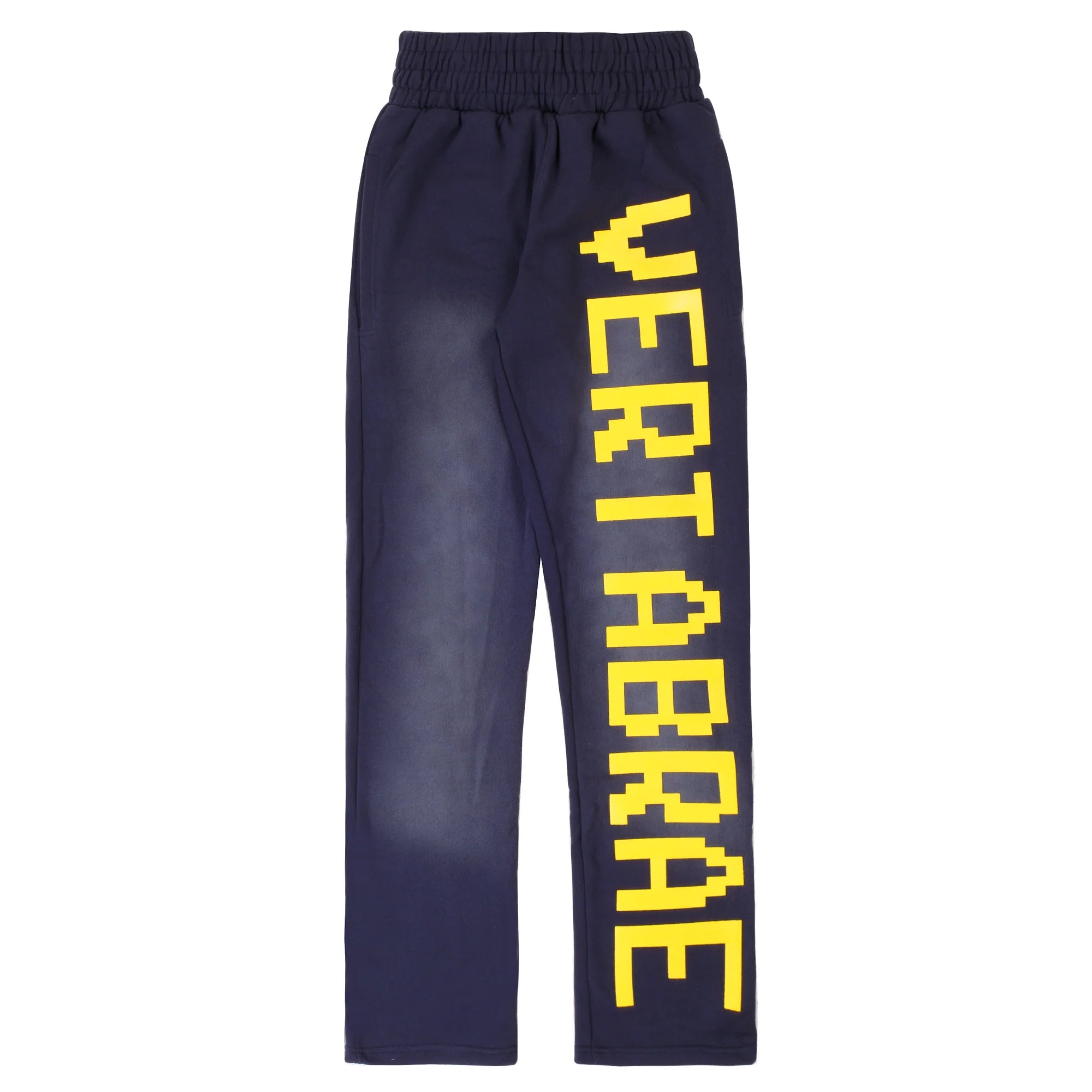 Logo Sweatpants Navy Yellow