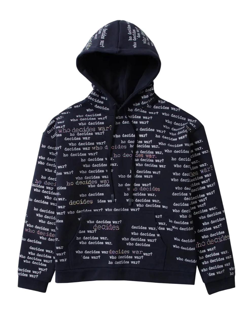 WDW Scripture Hooded Pullover Navy