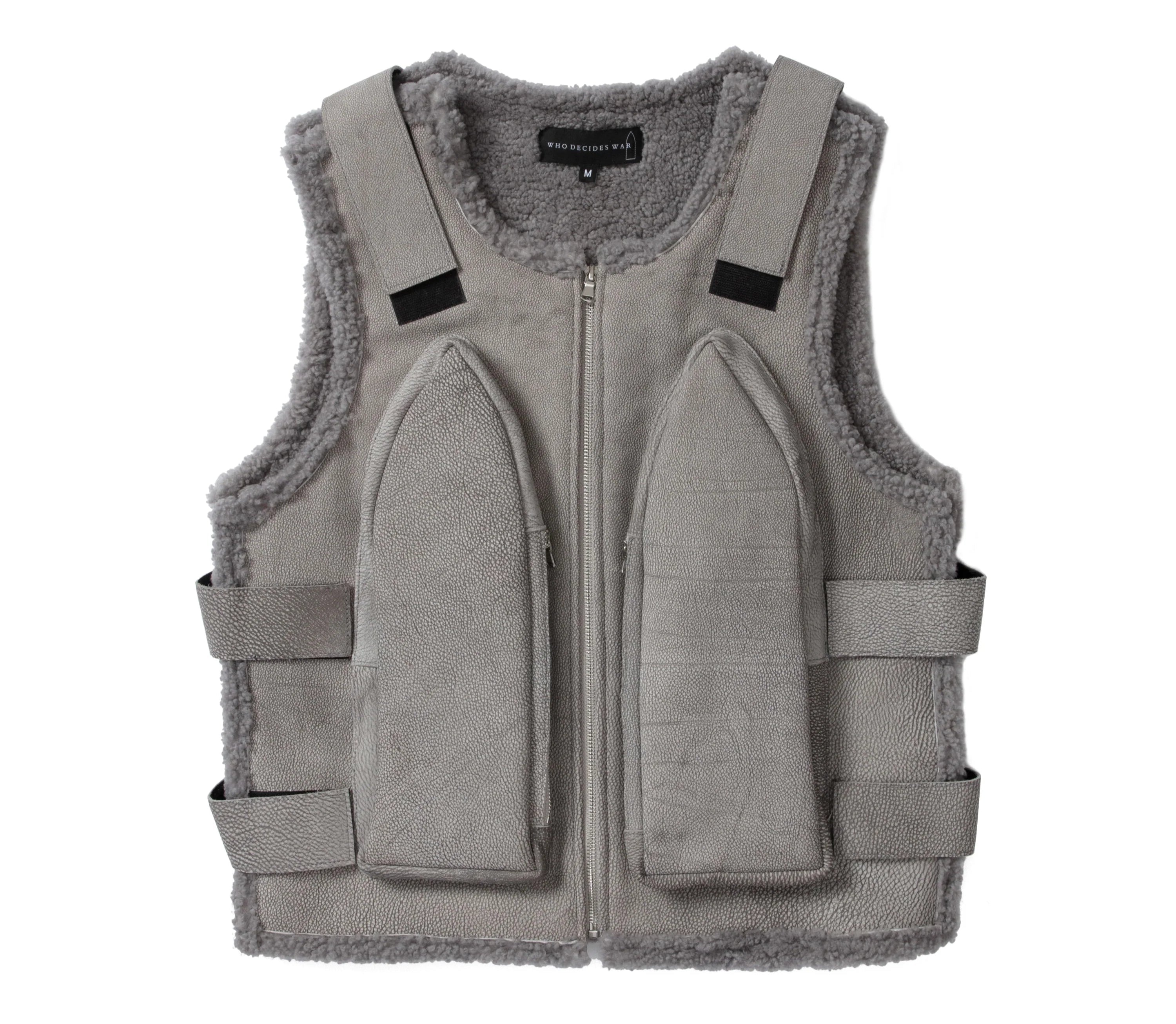 Bullet Point Vest Grey