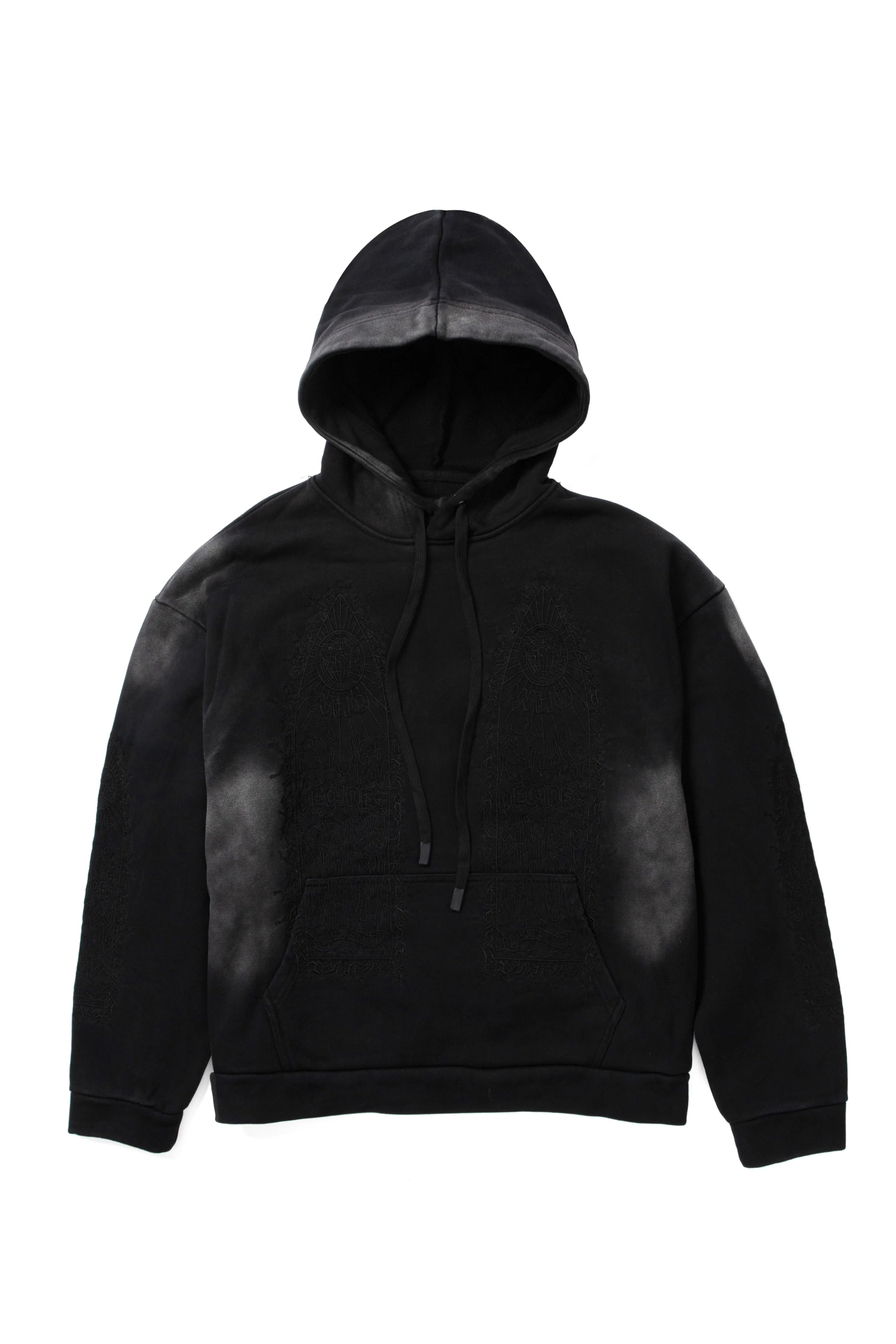 Thorned Hooded Pullover Vintage Grey