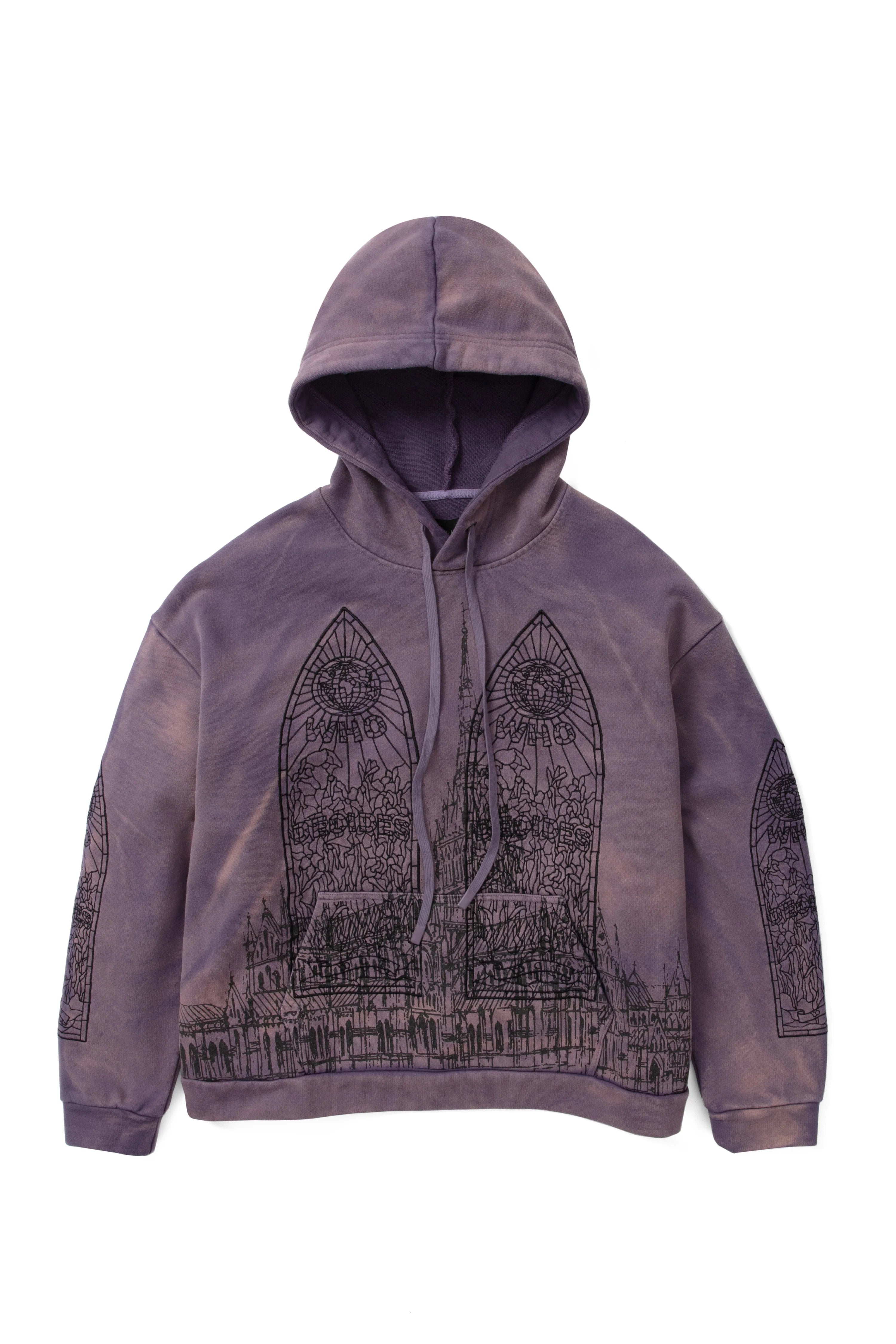 Cathedral Hoodie Pullover Violet